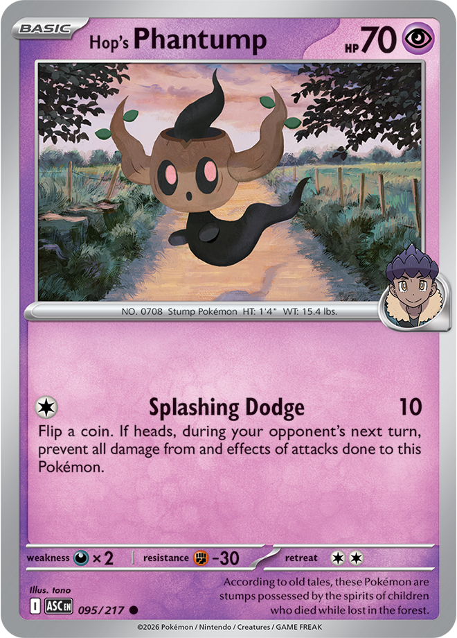 Hop's Phantump 095/217 — Ascended Heroes