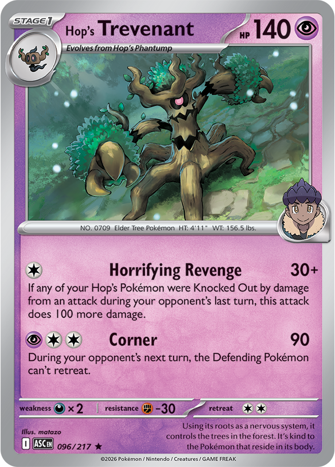 Hop's Trevenant 096/217 — Ascended Heroes