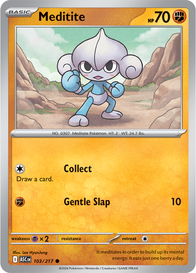 Meditite 103/217 — Ascended Heroes