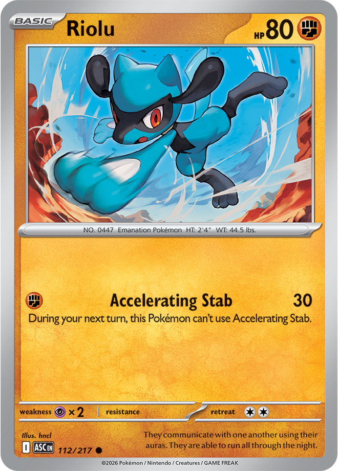 Riolu 112/217 — Ascended Heroes