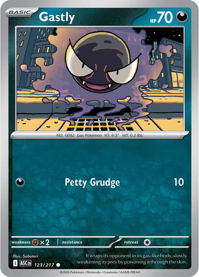 Gastly 123/217 — Ascended Heroes