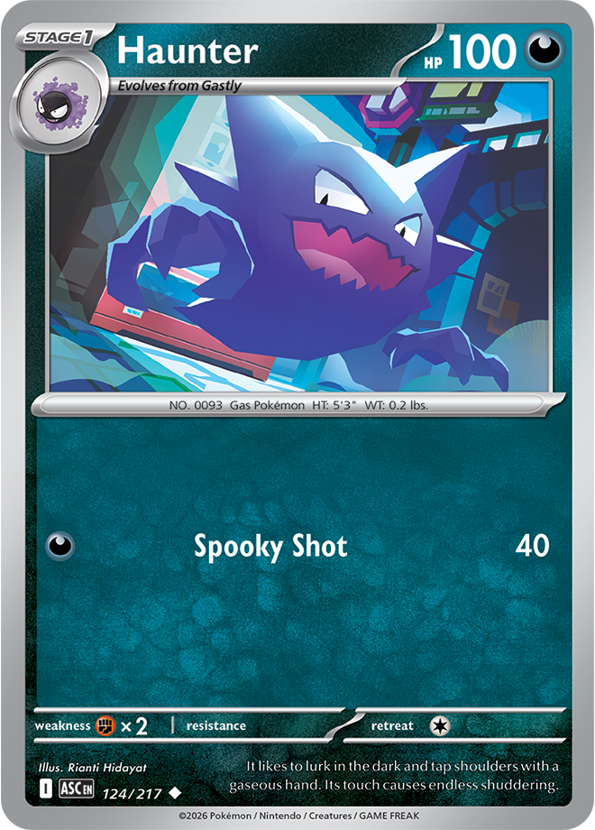 Haunter 124/217 — Ascended Heroes