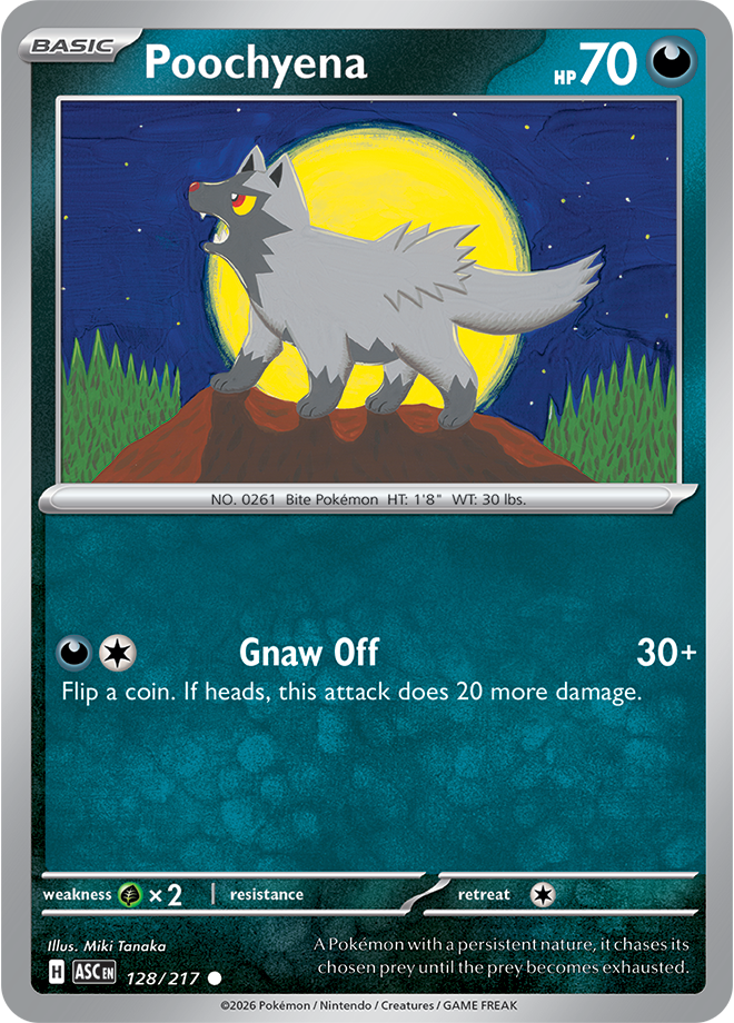 Poochyena 128/217 — Ascended Heroes