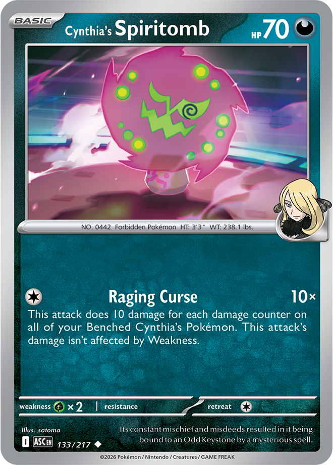 Cynthia's Spiritomb 133/217 — Ascended Heroes