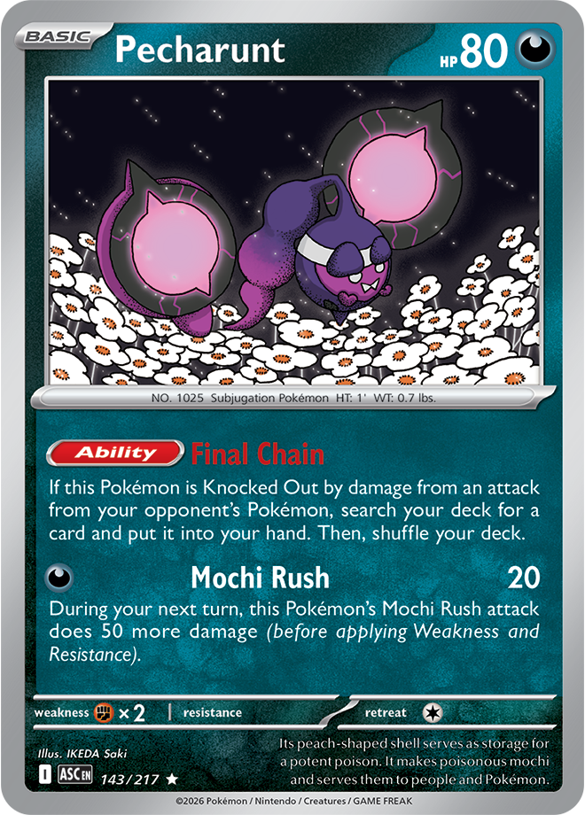 Pecharunt 143/217 — Ascended Heroes