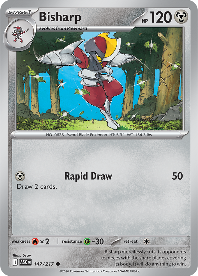 Bisharp 147/217 — Ascended Heroes