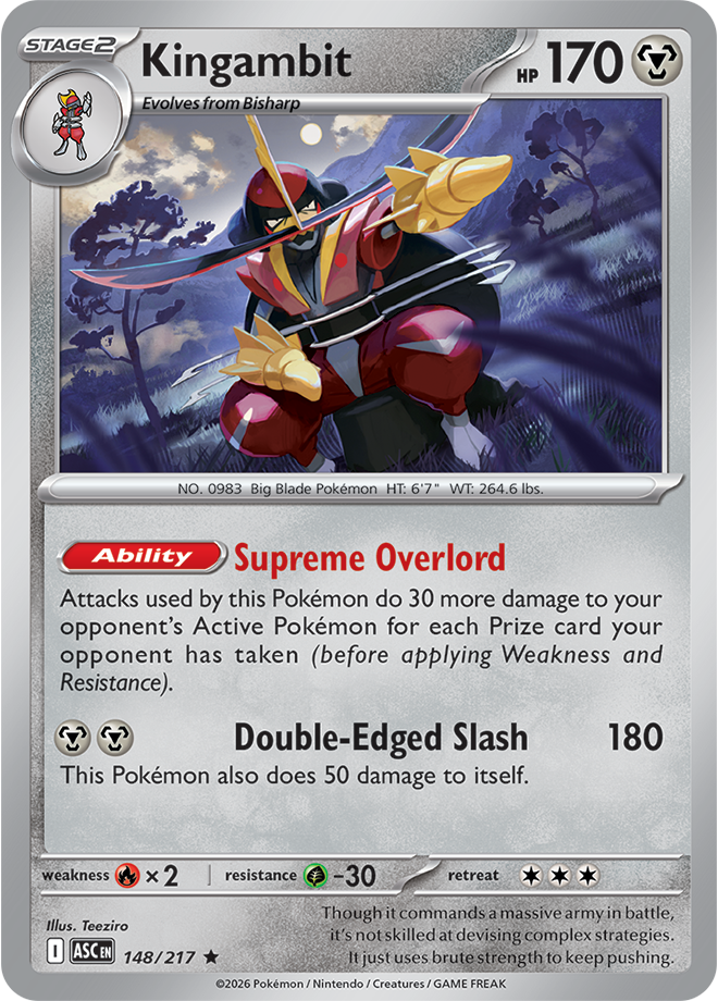 Kingambit 148/217 — Ascended Heroes