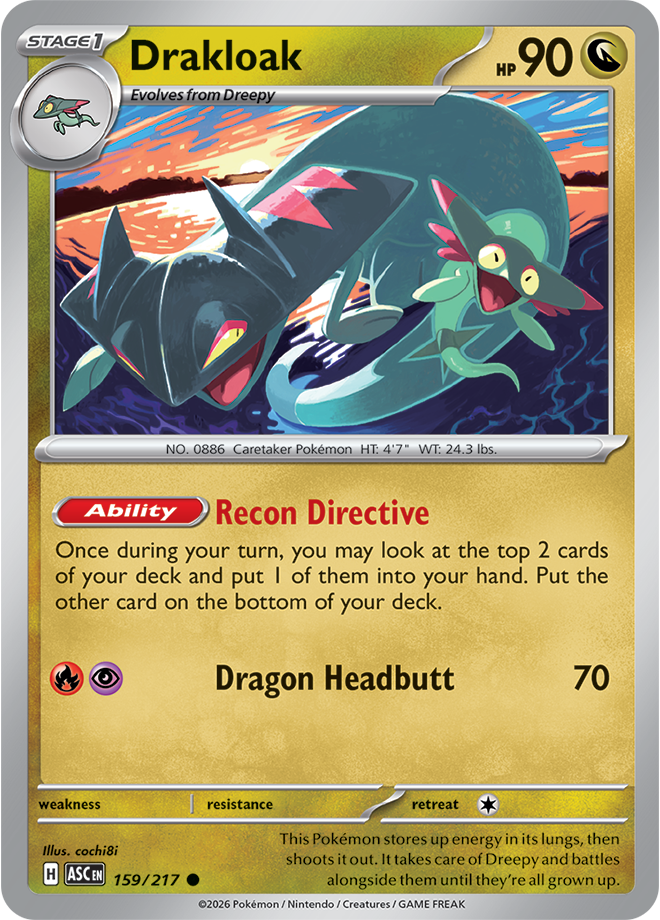 Drakloak 159/217 — Ascended Heroes