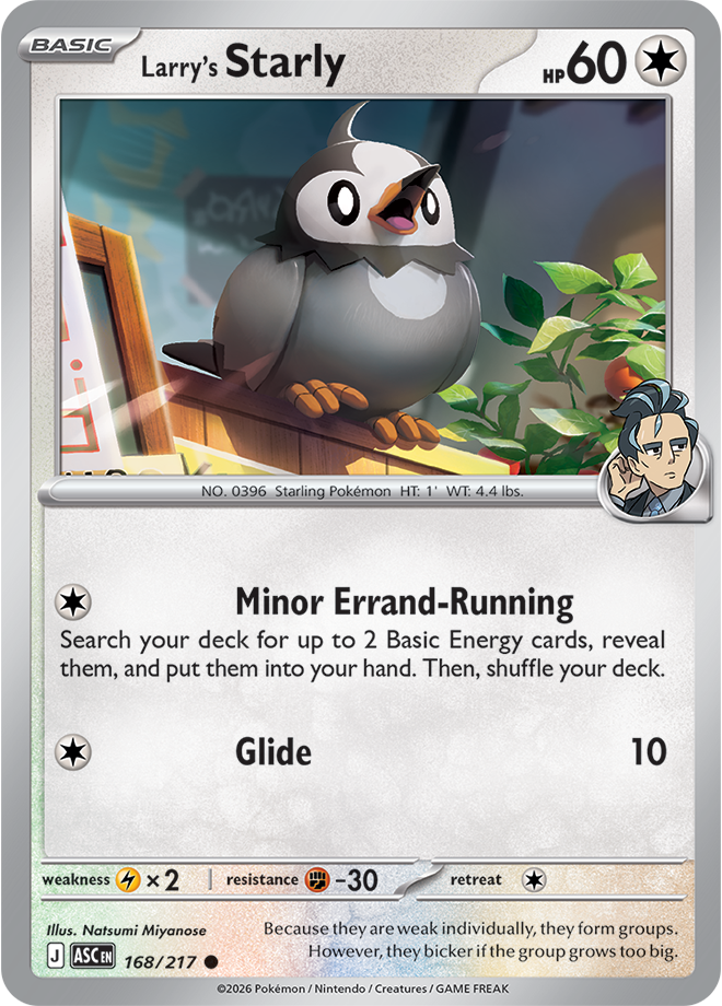 Larry's Starly 168/217 — Ascended Heroes