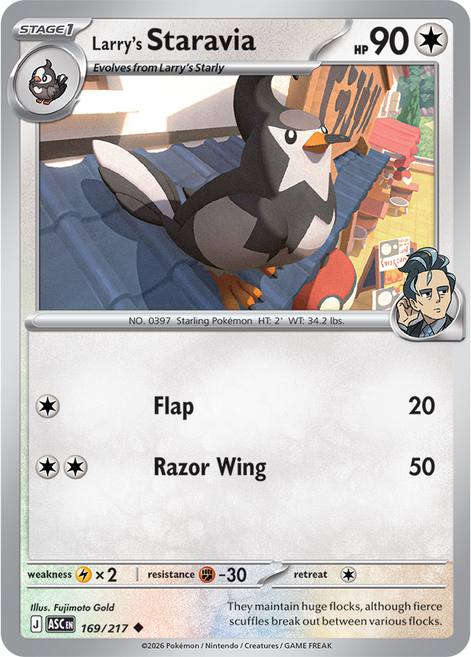 Larry's Staravia 169/217 — Ascended Heroes