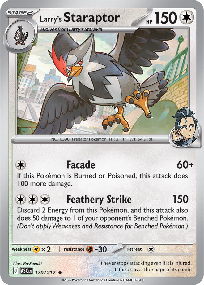 Larry's Staraptor 170/217 — Ascended Heroes