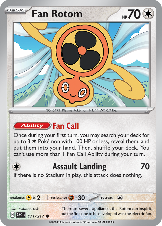 Fan Rotom 171/217 — Ascended Heroes