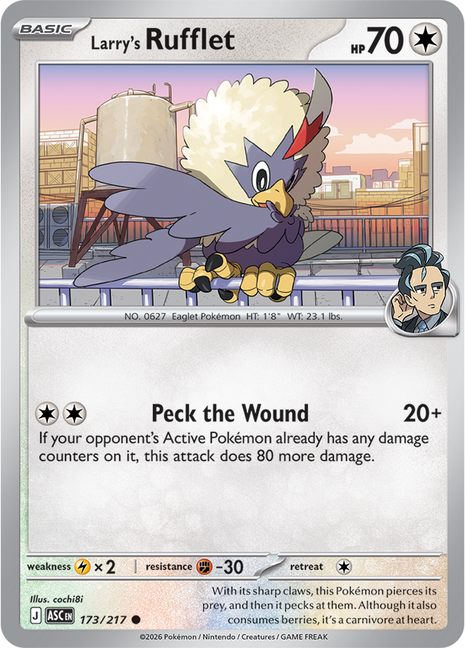 Larry's Rufflet 173/217 — Ascended Heroes