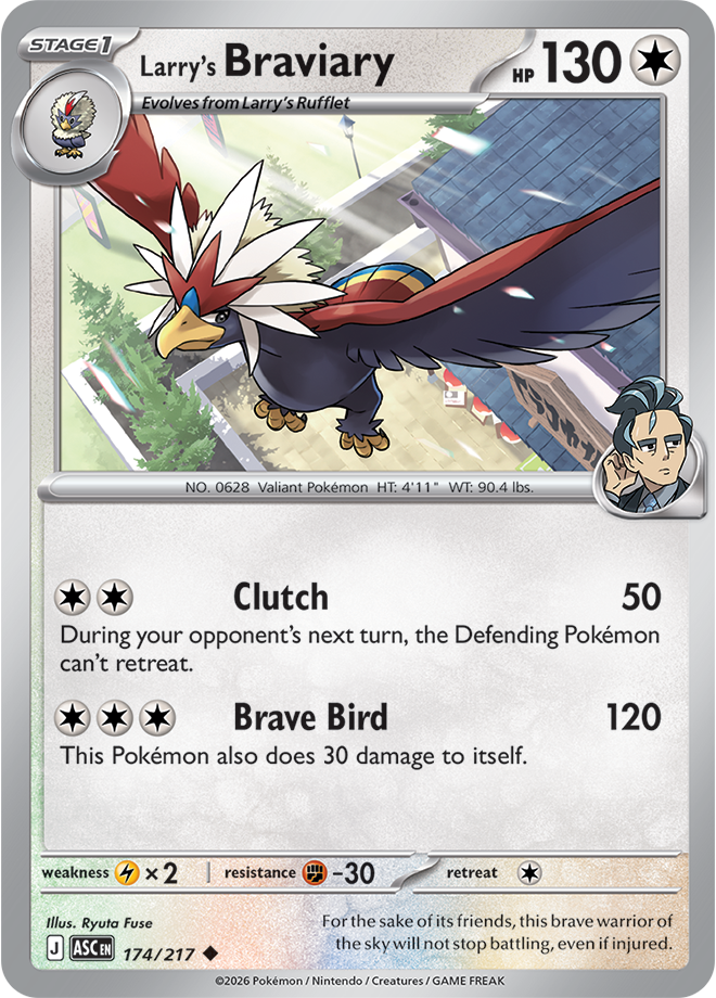 Larry's Braviary 174/217 — Ascended Heroes