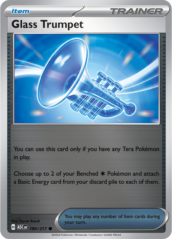 Glass Trumpet 189/217 — Ascended Heroes
