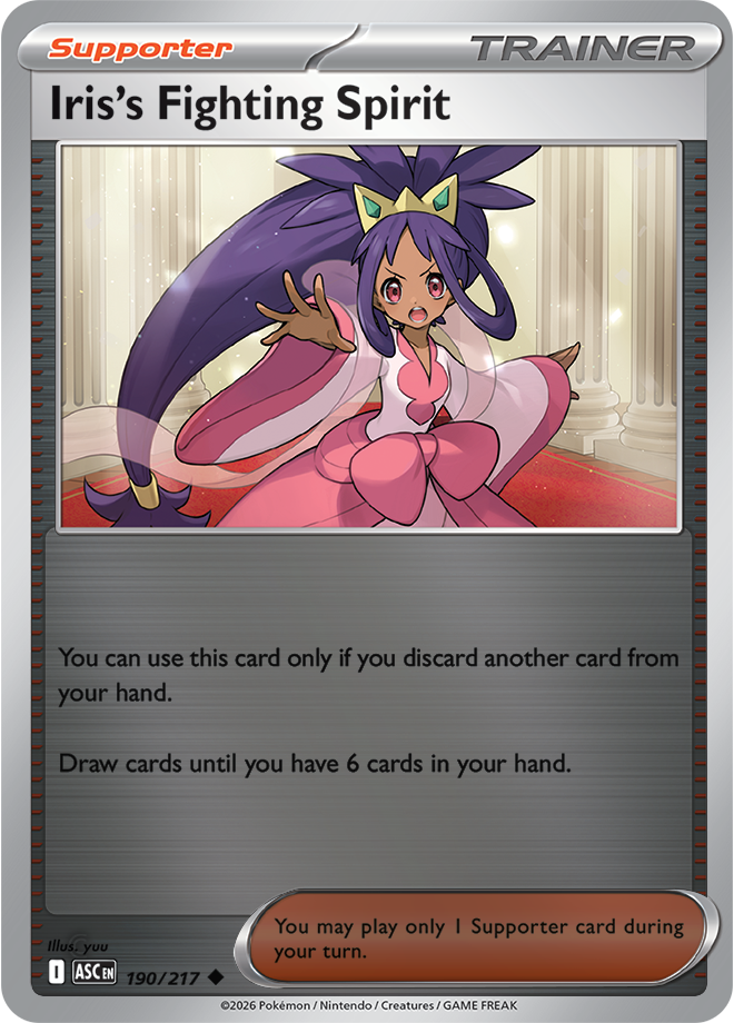 Iris's Fighting Spirit 190/217 — Ascended Heroes