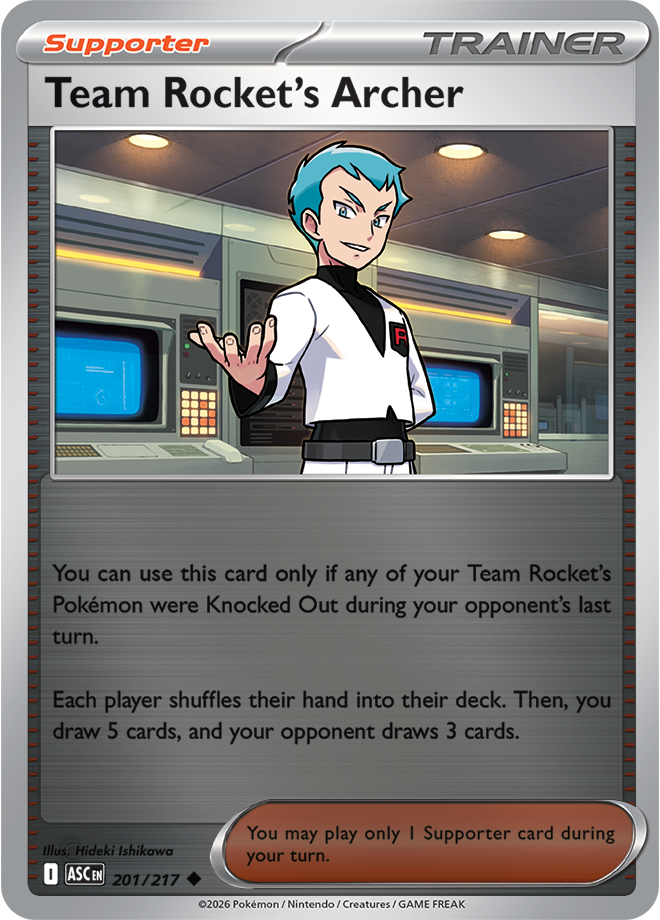 Team Rocket's Archer 201/217 — Ascended Heroes