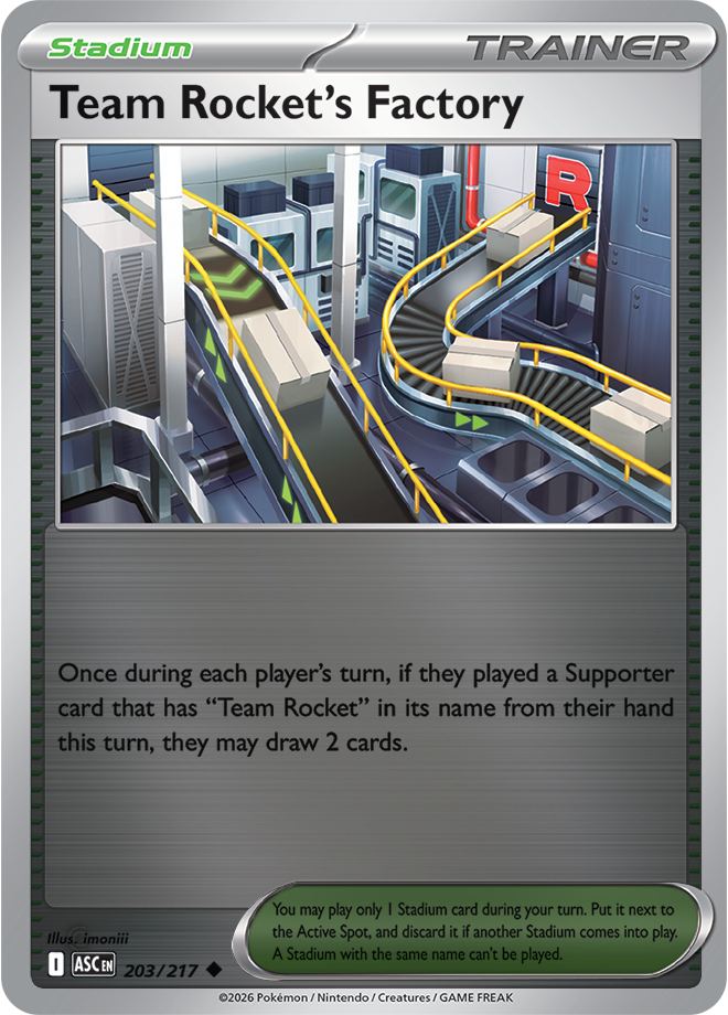 Team Rocket's Factory 203/217 — Ascended Heroes