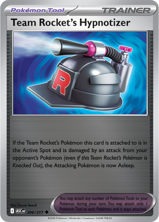 Team Rocket's Hypnotizer 206/217 — Ascended Heroes