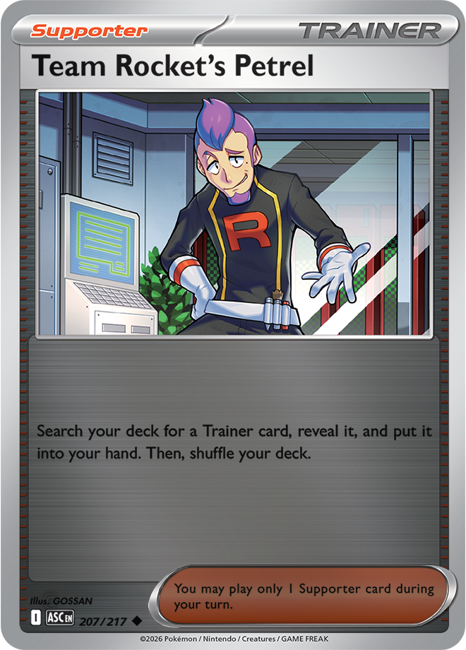 Team Rocket's Petrel 207/217 — Ascended Heroes