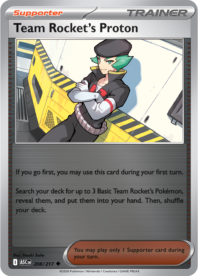 Team Rocket's Proton 208/217 — Ascended Heroes