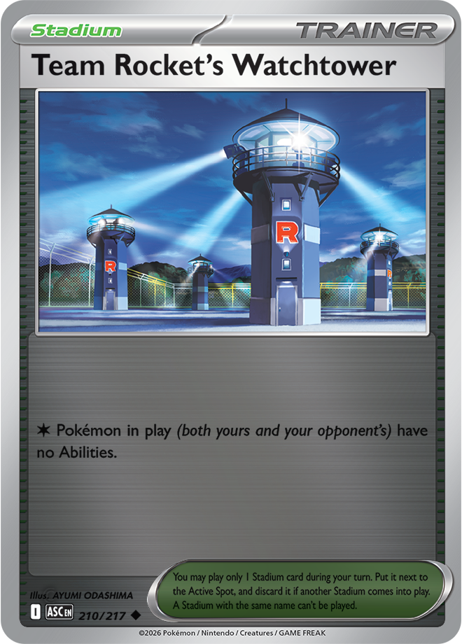 Team Rocket's Watchtower 210/217 — Ascended Heroes