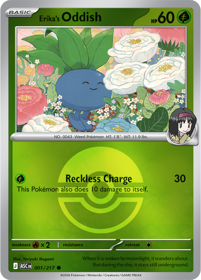Erika's Oddish (Poke Ball) 001/217 — Ascended Heroes