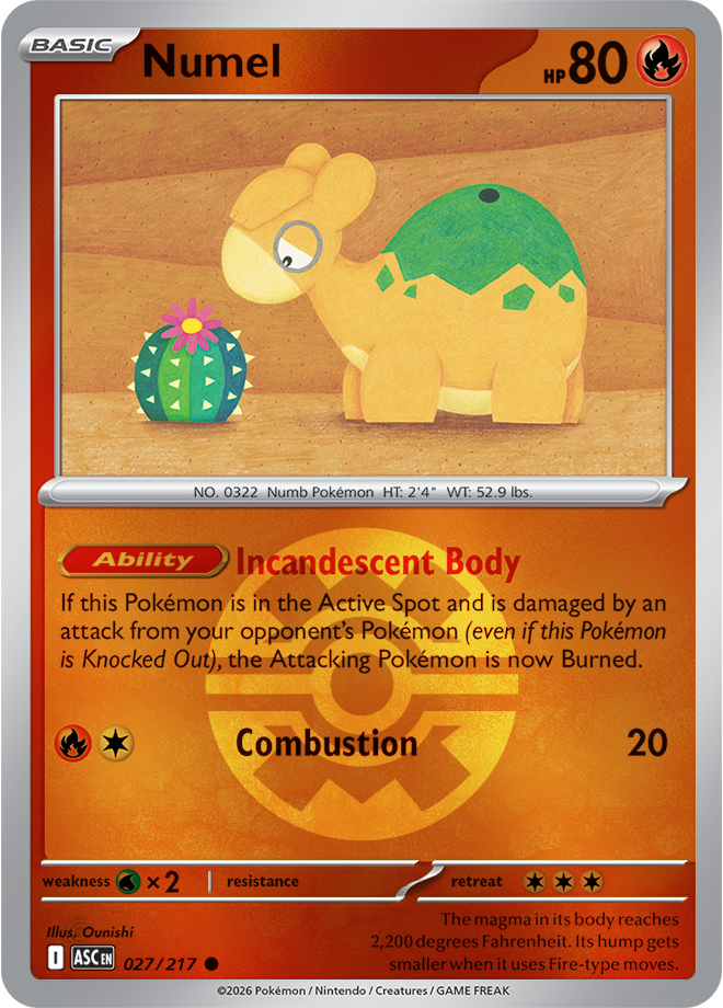 Numel (Quick Ball) 027/217 — Ascended Heroes