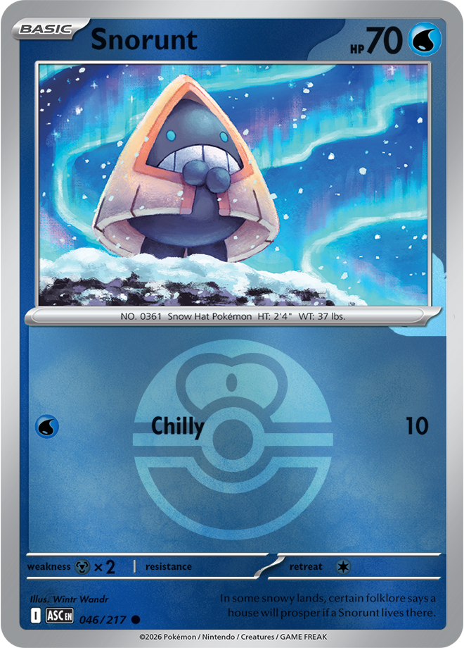 Snorunt (Love Ball) 046/217 — Ascended Heroes