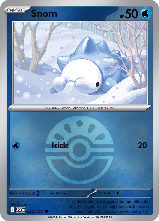 Snom (Friend Ball) 052/217 — Ascended Heroes
