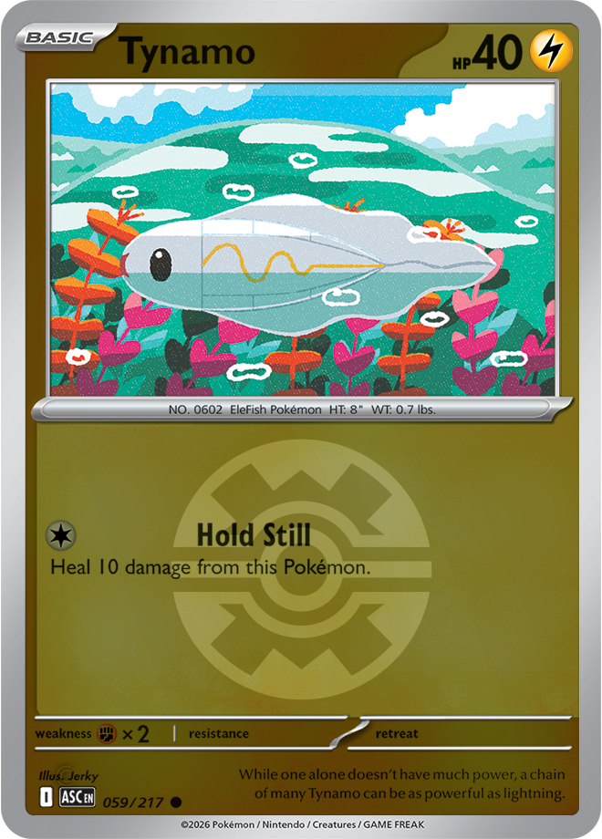 Tynamo (Quick Ball) - 059/217 - Ascended Heroes Pokemon - Collectr