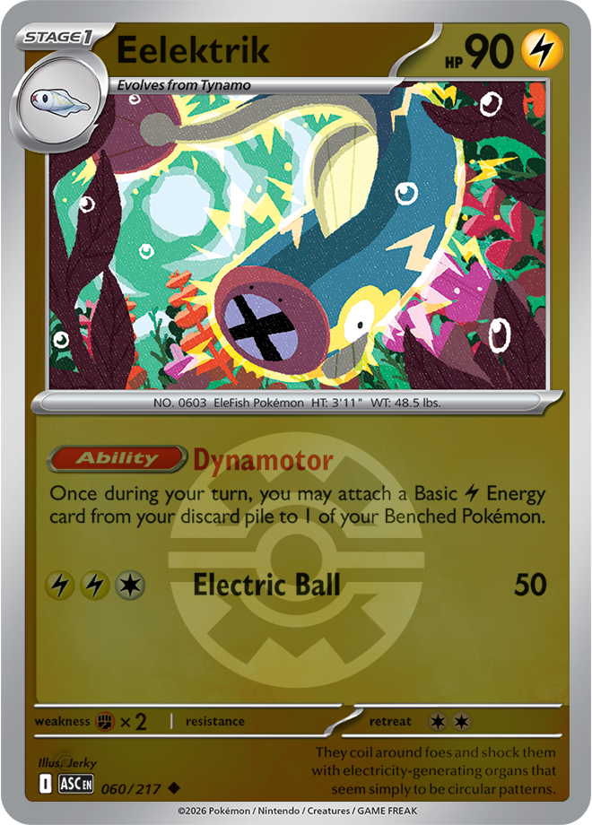 Eelektrik (Quick Ball) 060/217 — Ascended Heroes