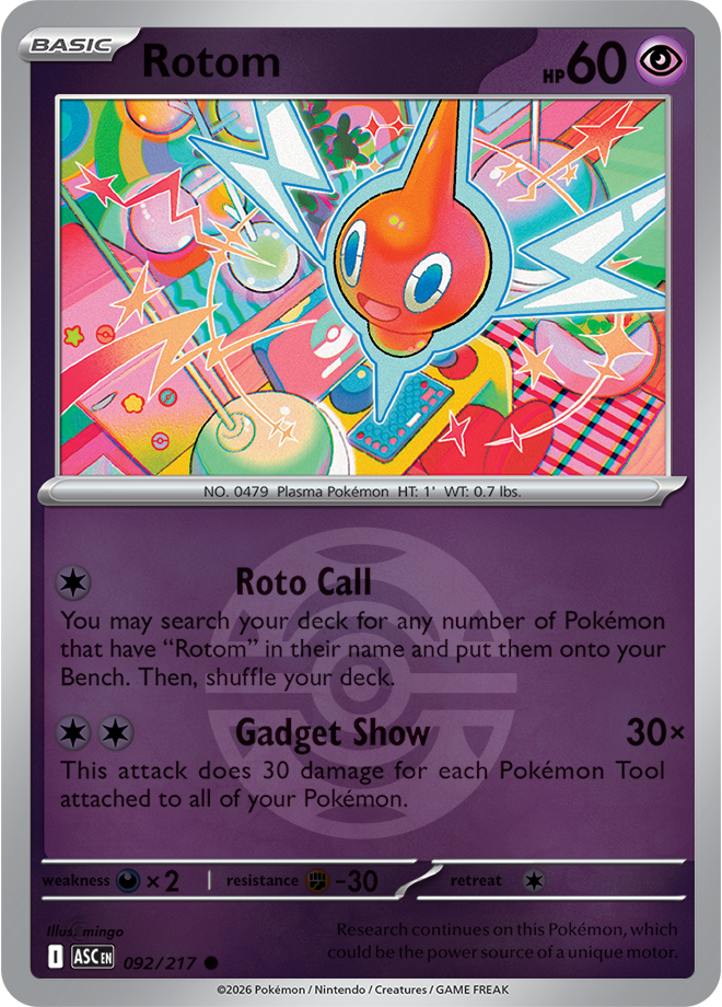 Rotom (Dusk Ball) 092/217 — Ascended Heroes