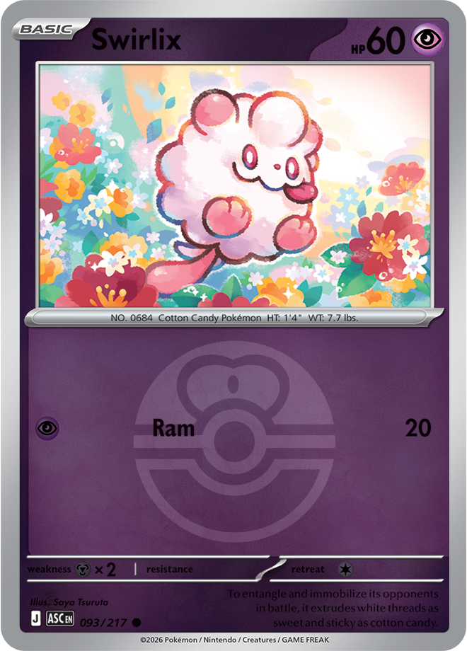 Swirlix (Love Ball) 093/217 — Ascended Heroes