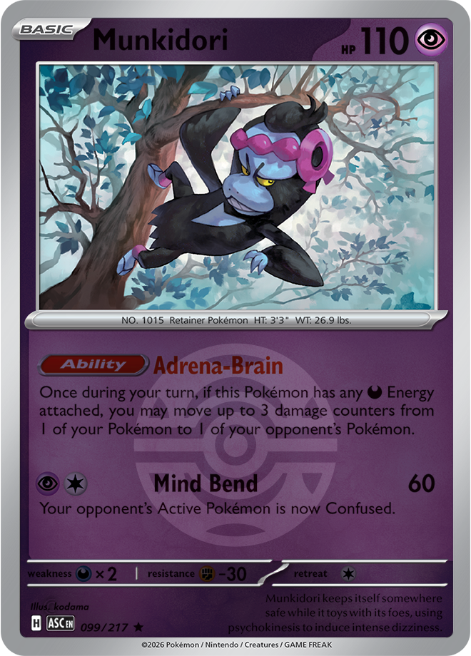 Munkidori (Dusk Ball) 099/217 — Ascended Heroes