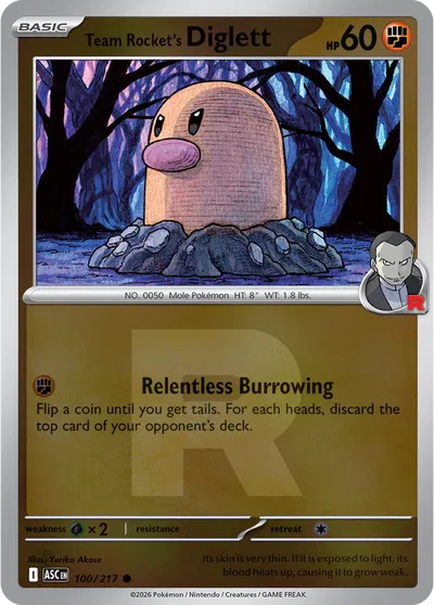 Team Rocket's Diglett (Team Rocket)