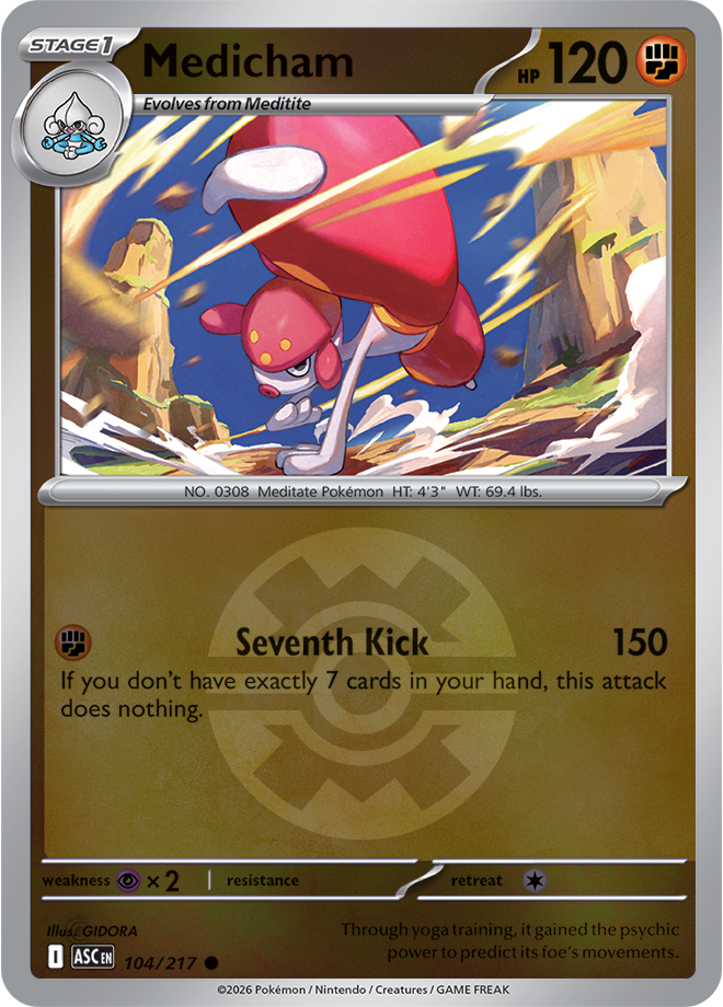 Medicham (Quick Ball) 104/217 — Ascended Heroes