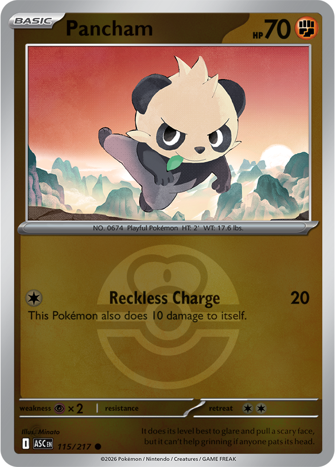 Pancham (Love Ball) 115/217 — Ascended Heroes