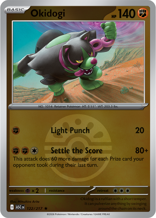 Okidogi (Friend Ball) 122/217 — Ascended Heroes