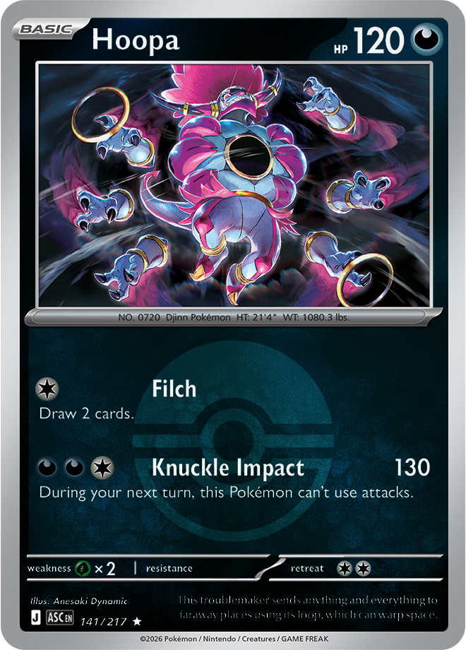 Hoopa (Poke Ball) 141/217 — Ascended Heroes