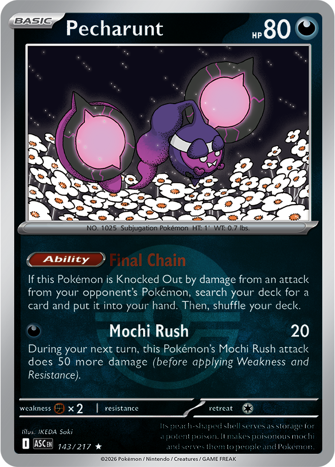 Pecharunt (Poke Ball) 143/217 — Ascended Heroes