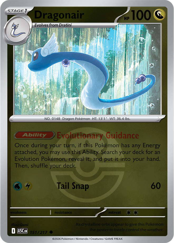 Dragonair (Love Ball) 151/217 — Ascended Heroes
