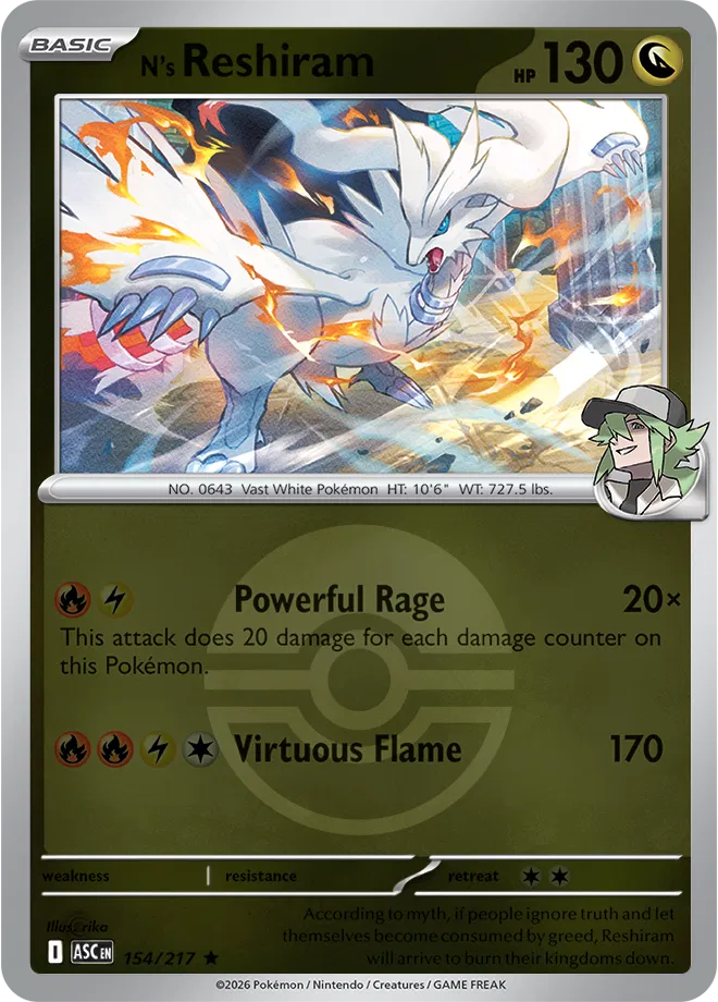 N's Reshiram — Ascended Heroes