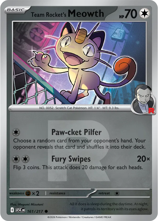 Team Rocket's Meowth - Team Rocket — Ascended Heroes