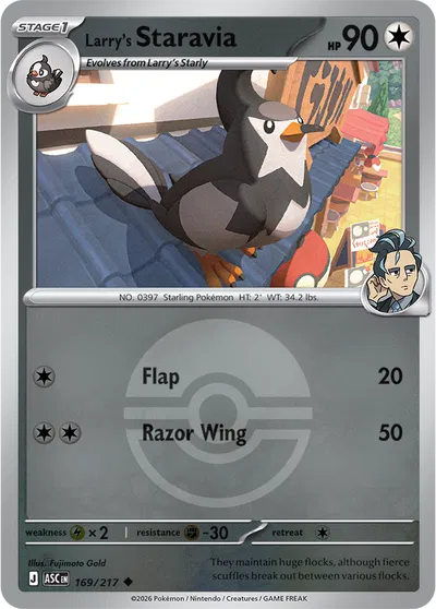 Larry's Staravia (Poke Ball)