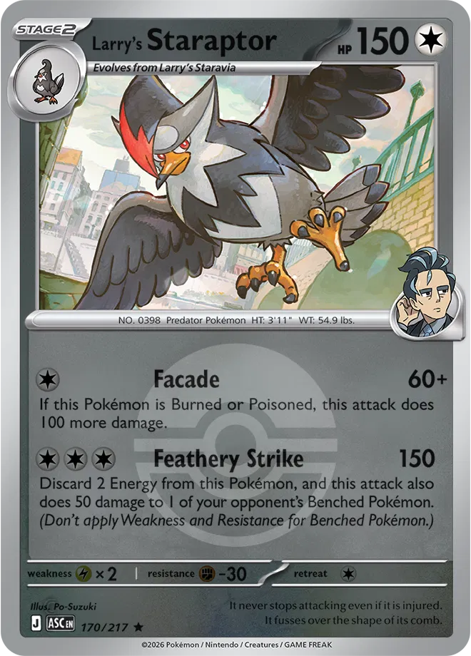 Larry's Staraptor - (Pokéball) — Ascended Heroes