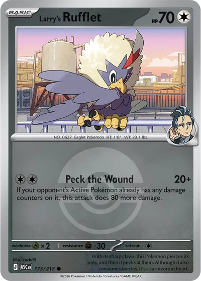 Larry's Rufflet (Poke Ball)