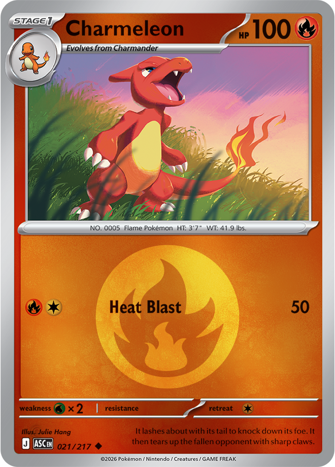 Charmeleon (Energy Symbol Pattern) 021/217 — Ascended Heroes