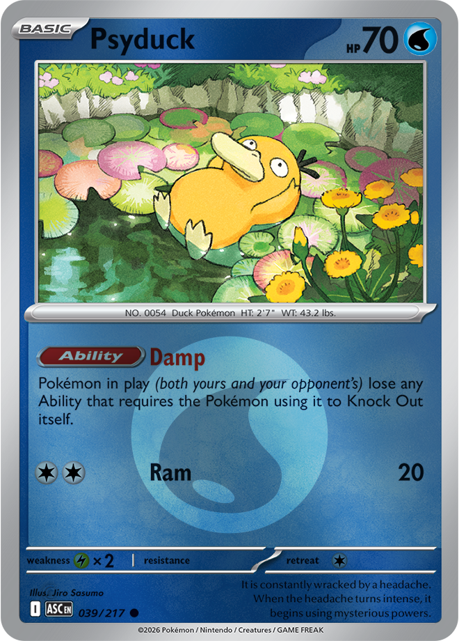Psyduck (Energy Symbol Pattern) 039/217 — Ascended Heroes