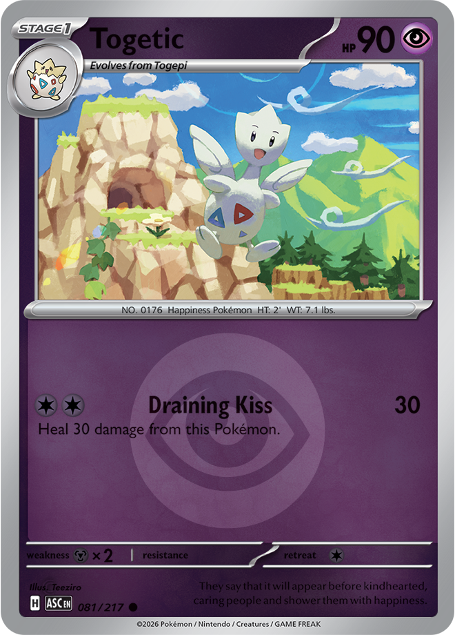 Togetic (Energy Symbol Pattern) 081/217 — Ascended Heroes